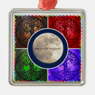 Under August Skies... Metal Tree Decoration