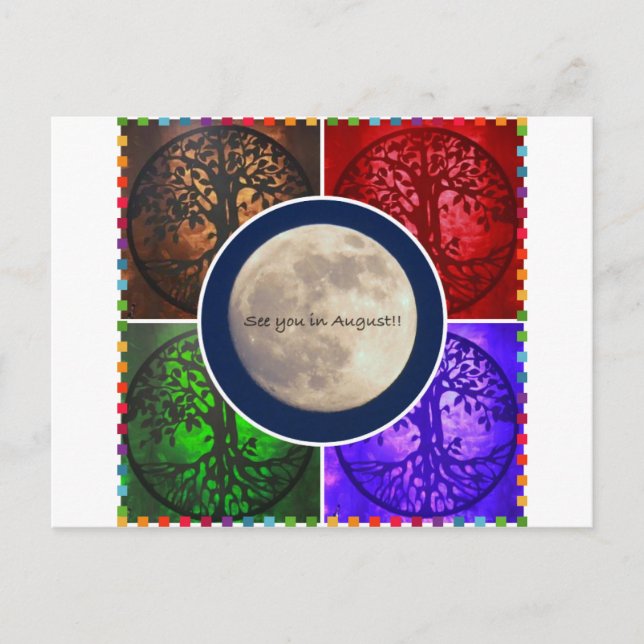 Under August Skies... Postcard (Front)