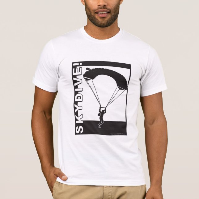 Under Canopy SkyDive! Apparel T-Shirt (Front)