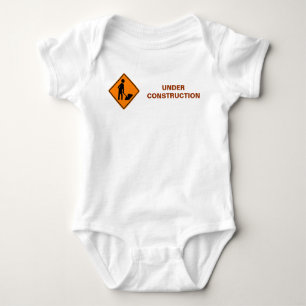 under-construction01 baby bodysuit