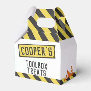 Under Construction Dump Truck Birthday Any Age Favour Box
