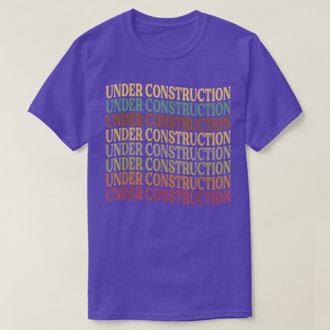 Under Construction - Funny Motivation - Workout Jo T-Shirt (Design Front)