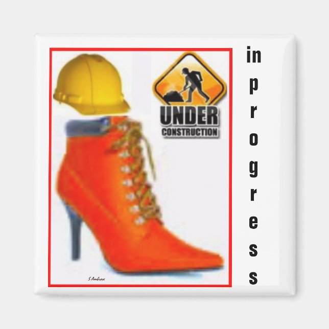 under construction, in progress by S Ambrose Magnet (Front)