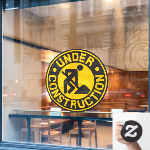 Under Construction Re-building Business Front