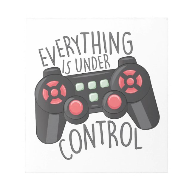 Under Control Notepad (Front)