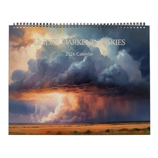 Under Darkening Skies Weather & Storm Calendar (Cover)