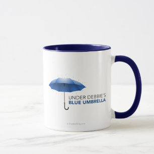 Under Debbie's Blue Umbrella Mug
