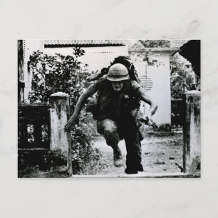 Under Fire in Vietnam Postcard