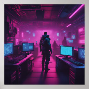 Under ground Cyberpunk Poster