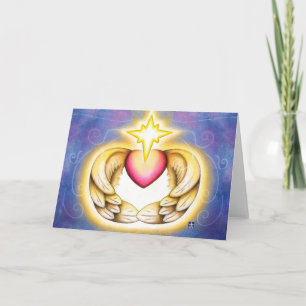 Under His Wings 7x5 Card