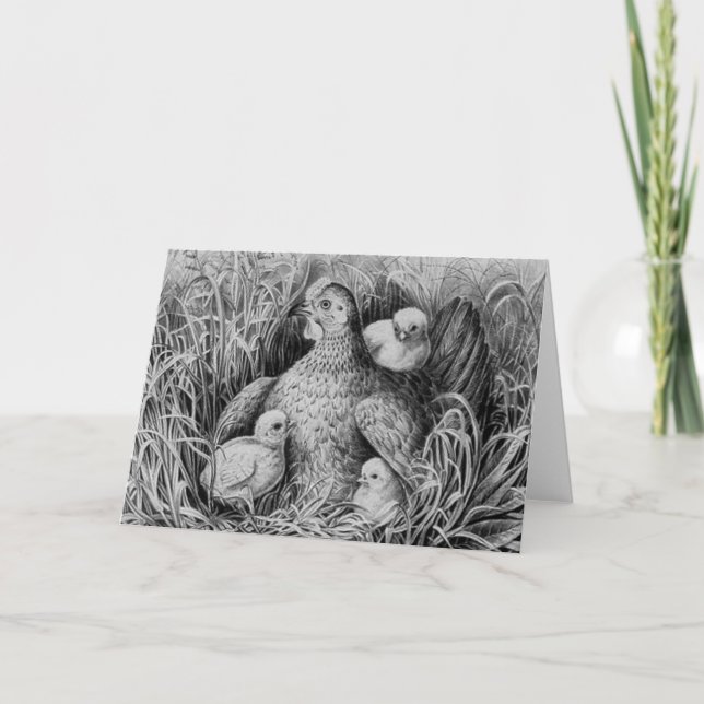 Under Mother's Wing Card (Front)