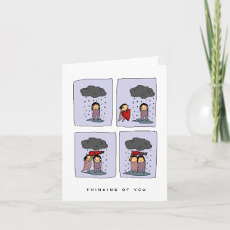 Under My Umbrella | Cute Sympathy Card