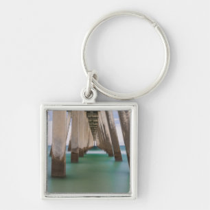 Under Navarre Beach Pier Key Ring