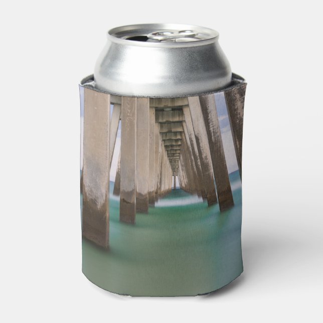 Under Navarre Beach Pierr Can Cooler (Can Front)