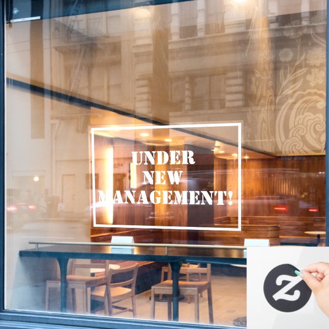 Under New Management (Cafe Window)