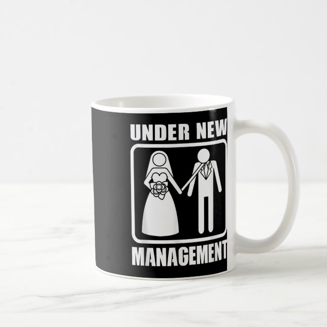 Under New Management, Bachelor Party Wedding Men F Coffee Mug (Right)
