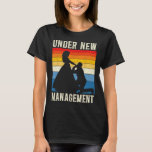 Under New Management Groom Wedding Bachelor Party  T-Shirt<br><div class="desc">Under New Management Groom Wedding Bachelor Party</div>