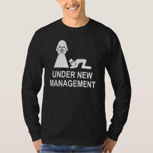 Under New Management  Just Married Marriage Tee