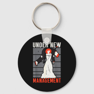 Under New Management Marriage Stag Party Bachelor  Key Ring