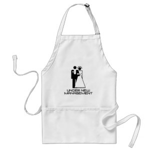 Under New Management Married Standard Apron