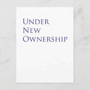 Under new ownership postcard