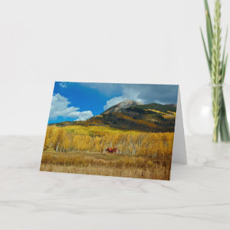 Under October Skies Card