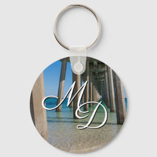 Under Pensacola Beach Pier Key Chain