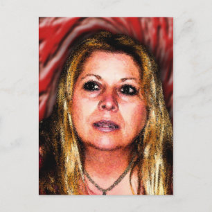 Under Pressure Pam postcard