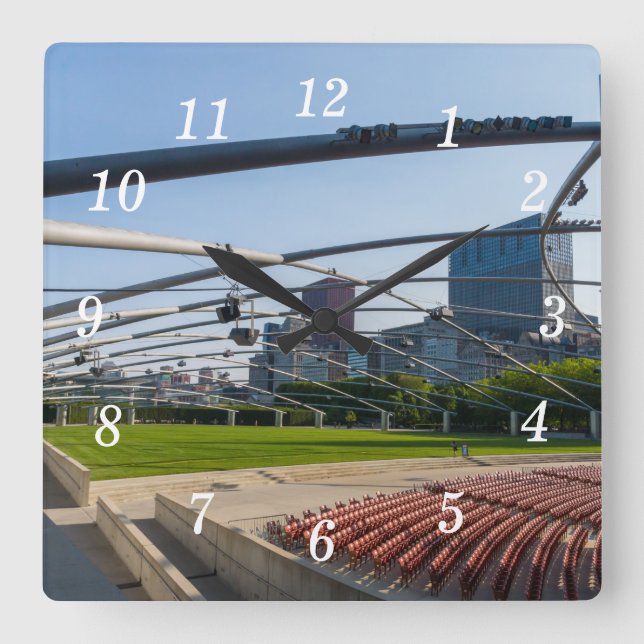 Under Pritzker Pavilion Wall Clock (Front)