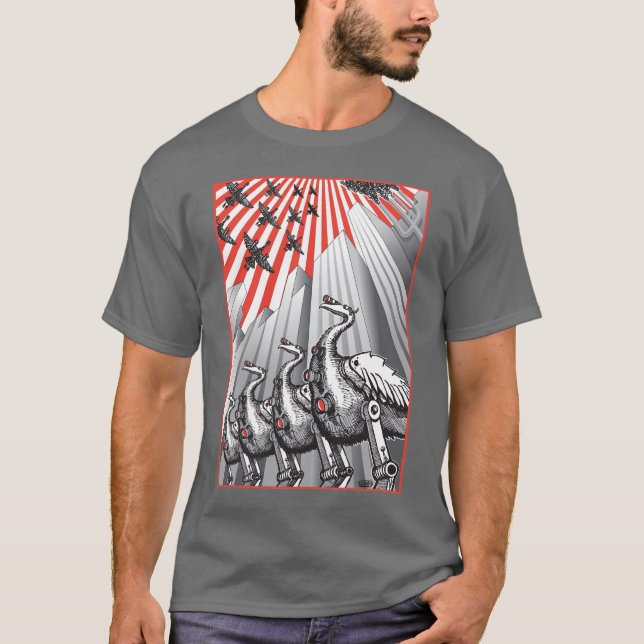 Under Surveillance Dark Grey T-Shirt (Front)