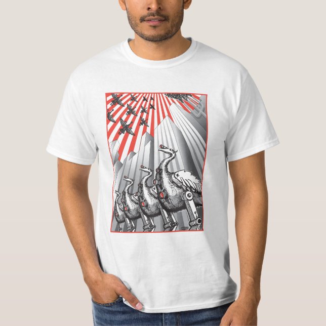 Under Surveillance White T-Shirt (Front)