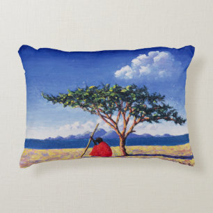 Under the Acacia Tree 1991 Decorative Cushion