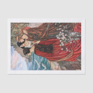 Under the apple tree tissue paper