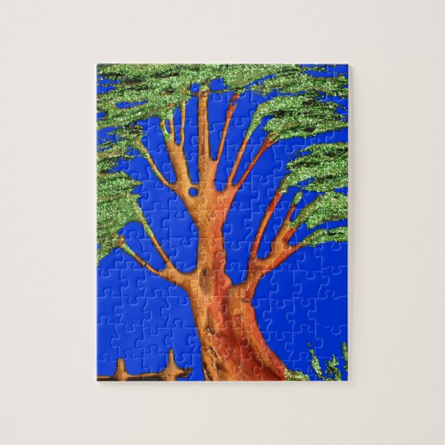 Under the Blue Sky: The Acacia Tree Collection Jigsaw Puzzle (Vertical)