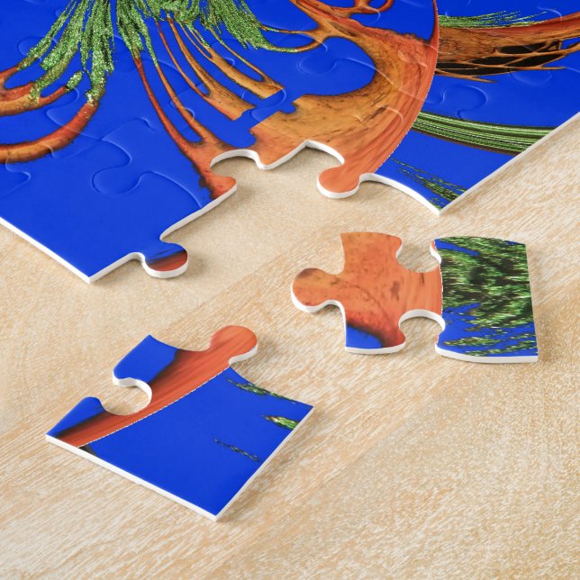 Under the Blue Sky: The Acacia Tree Collection Jigsaw Puzzle (Side)