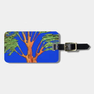 Under the Blue Sky: The Acacia Tree Collection Luggage Tag