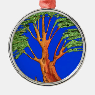 Under the Blue Sky: The Acacia Tree Collection Metal Tree Decoration