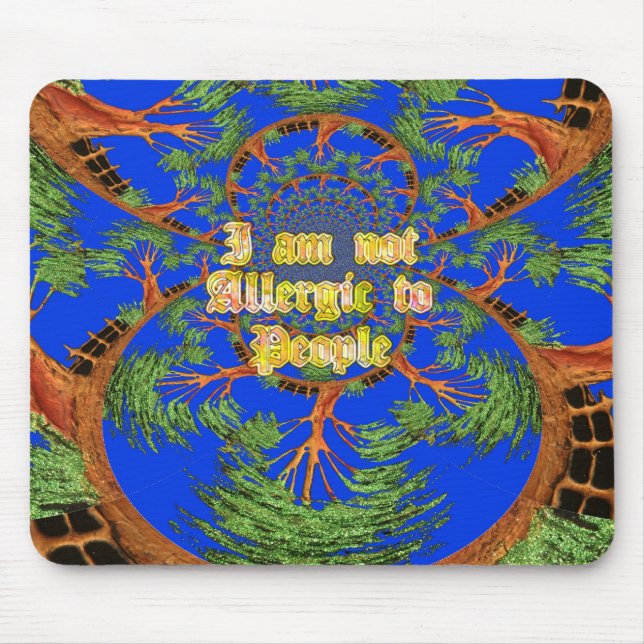 Under the Blue Sky: The Acacia Tree Collection Mouse Pad (Front)