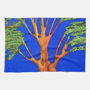 Under the Blue Sky: The Acacia Tree Collection Tea Towel