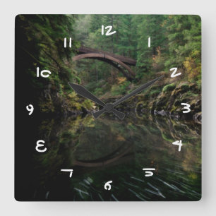 Under the Bridge Square Wall Clock