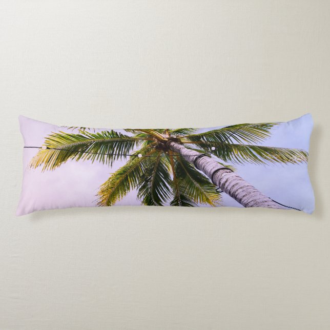 Under the Caribbean Palm Tree 1 Body Cushion (Front)