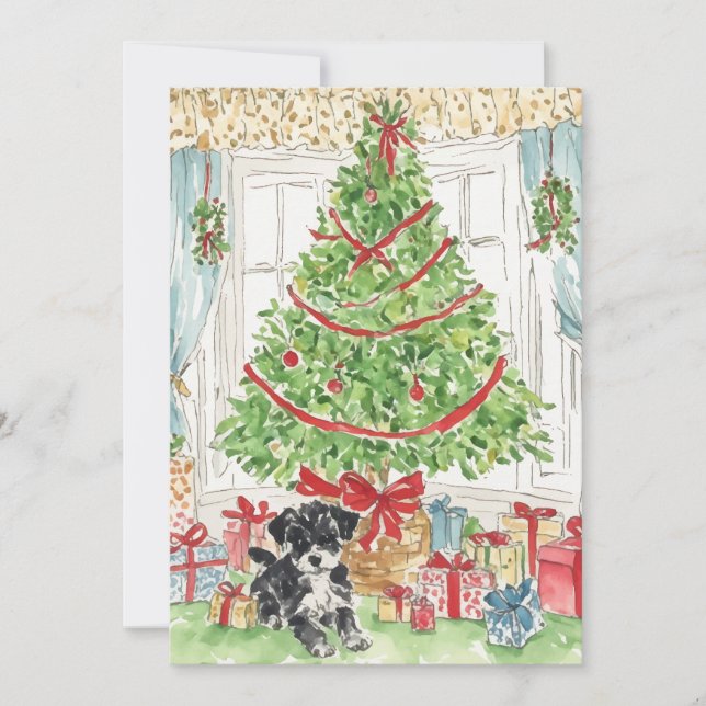 Under the Christmas Tree Christmas Cards (Front)