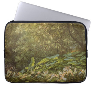 Under the Dock Leaves by Richard Doyle, Fairy Art Laptop Sleeve