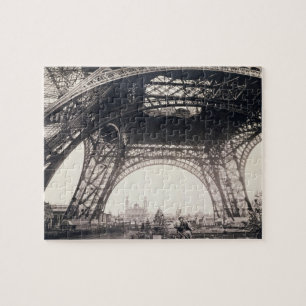 Under the Eiffel Tower, before ascending, from 'L' Jigsaw Puzzle