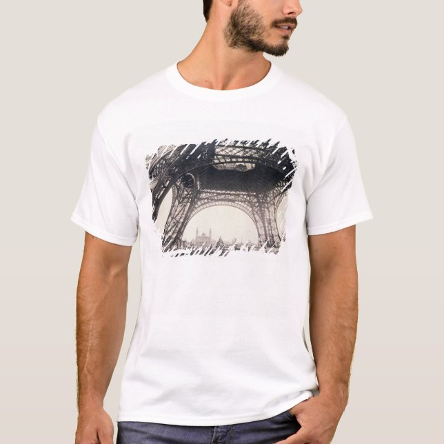 Under the Eiffel Tower, before ascending, from 'L' T-Shirt (Front)