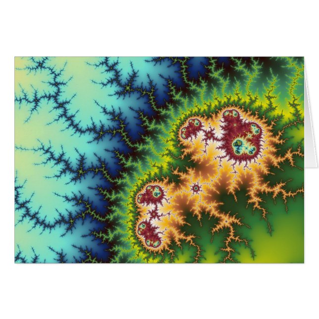 Under The Forest - Fractal Card (Front Horizontal)