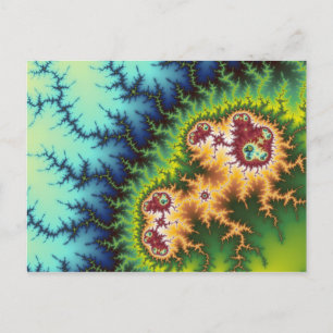 Under The Forest - Fractal Postcard