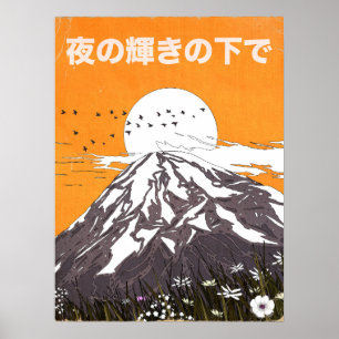 under the glow of the evening poster