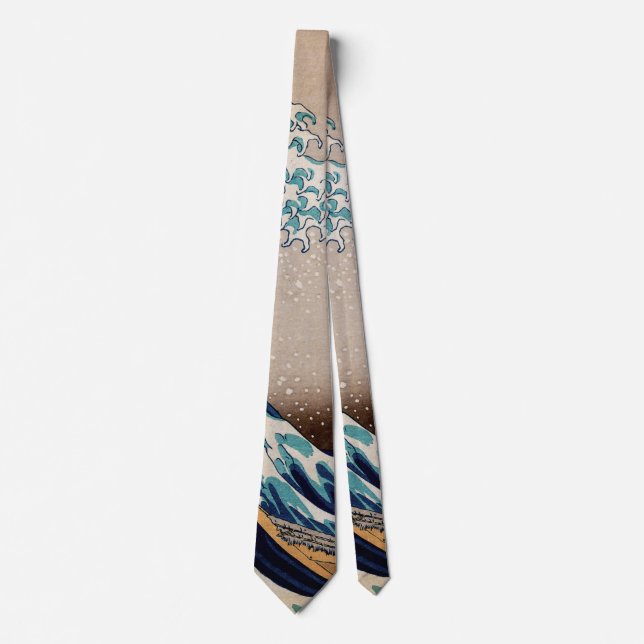 Under the Great Wave off Kanagawa Tie (Front)