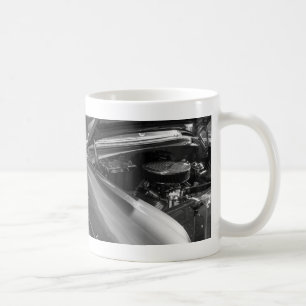 Under The Hood Grayscale Coffee Mug